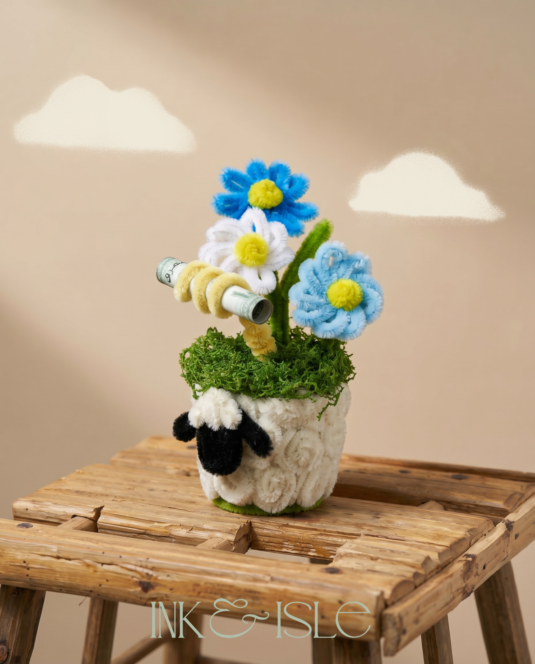 Sheep Flower EID money holder 