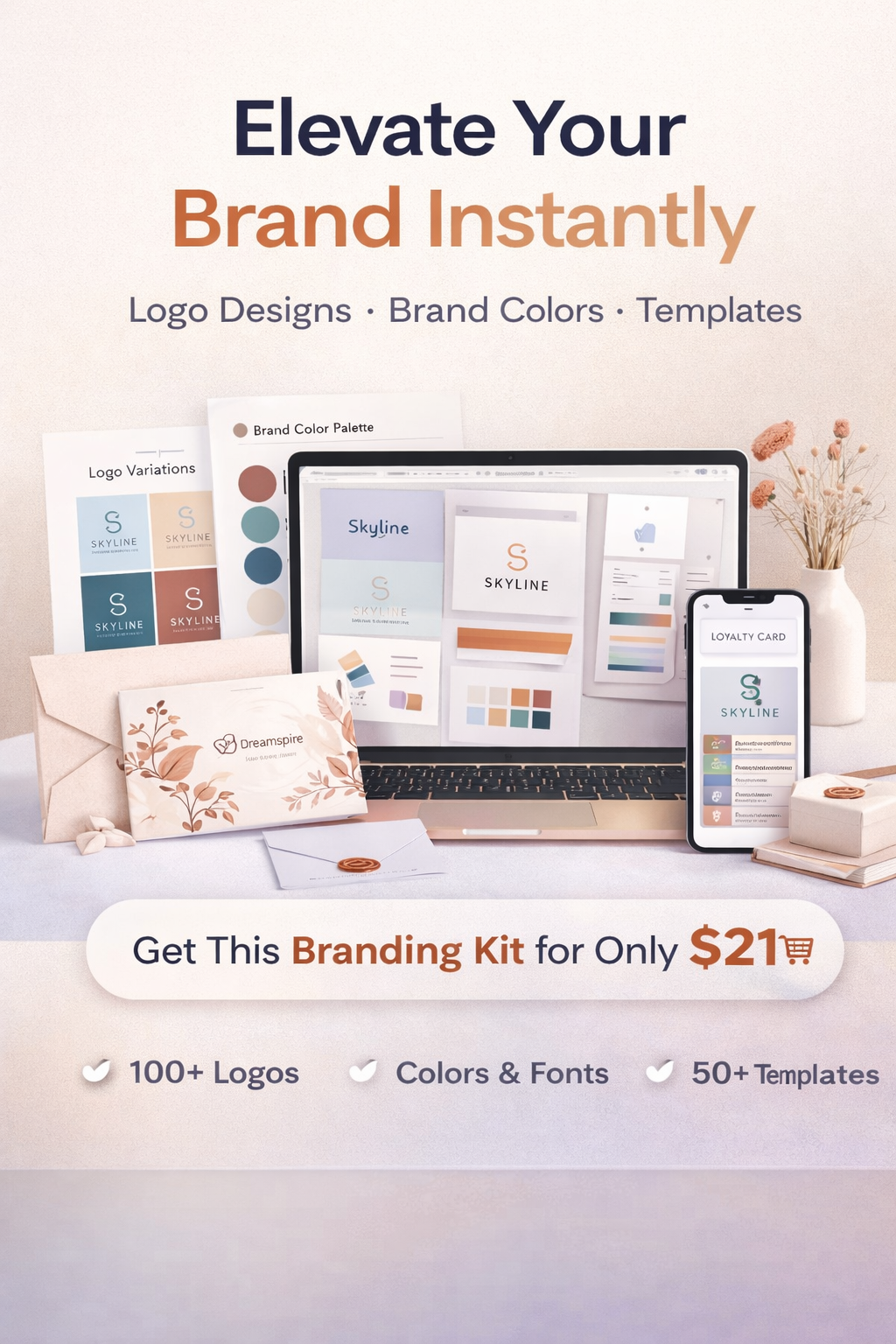 Ultimate Branding Kit for Digital Businesses | Aesthetic & Professional Brand Design