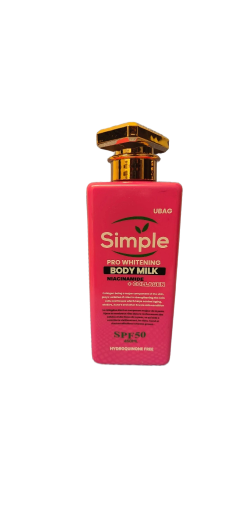 1Pc Simple Pro Whitening Body Milk
