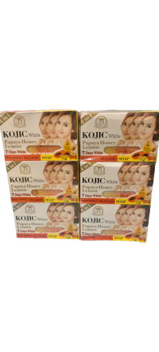 Kojic White Papaya Honey Soap 3Pcs