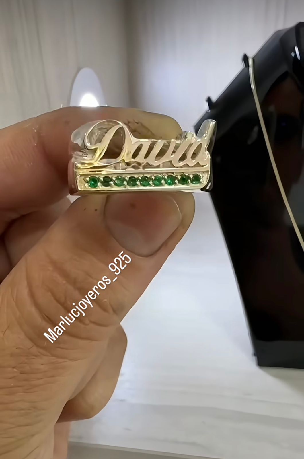 ANILLO NOMBRE DAVID