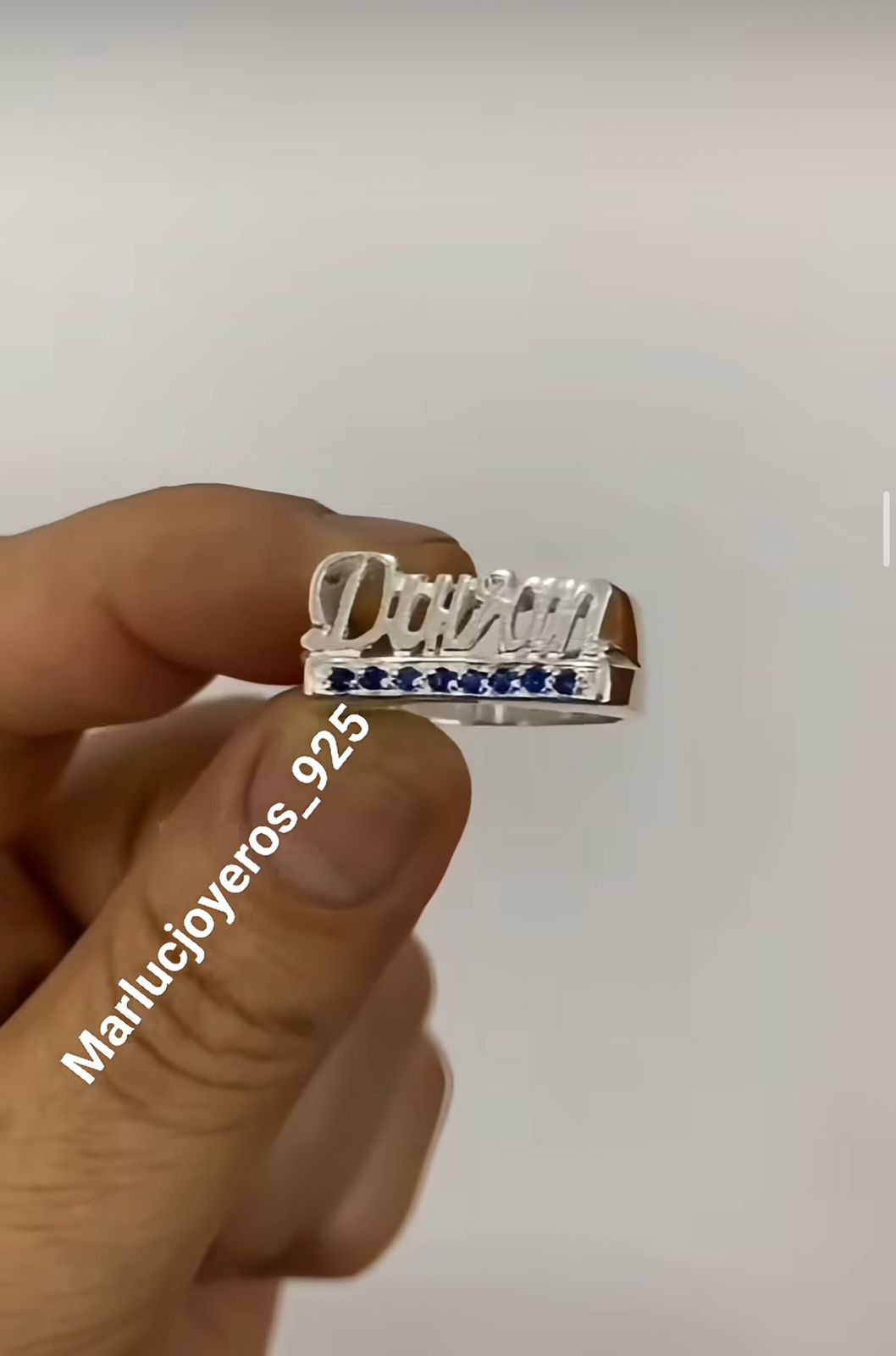 ANILLO NOMBRE DUVAN