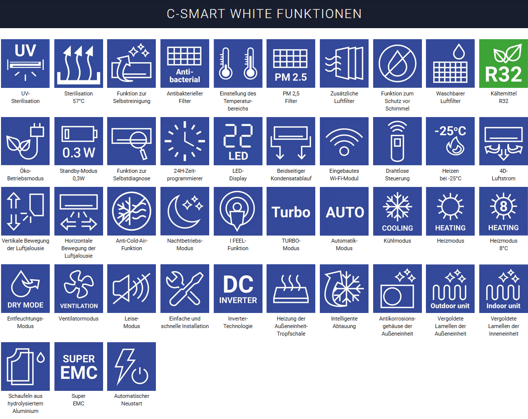 C-SMART WHITE SET
