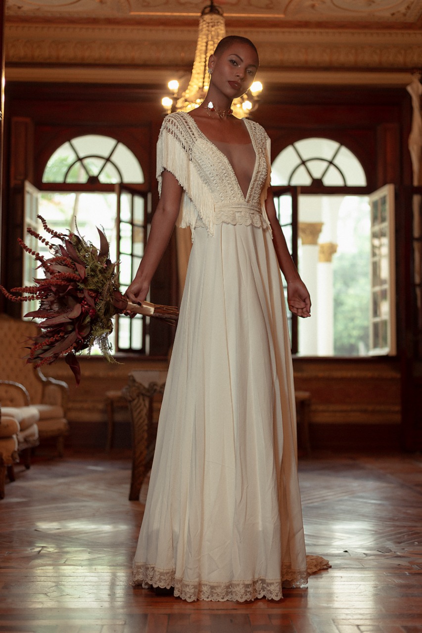 Vestido Matricaria  Liso Tamanho 42