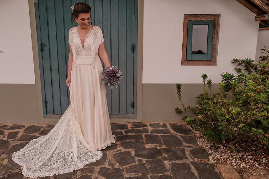 Vestido Matricaria  Liso Tamanho 42