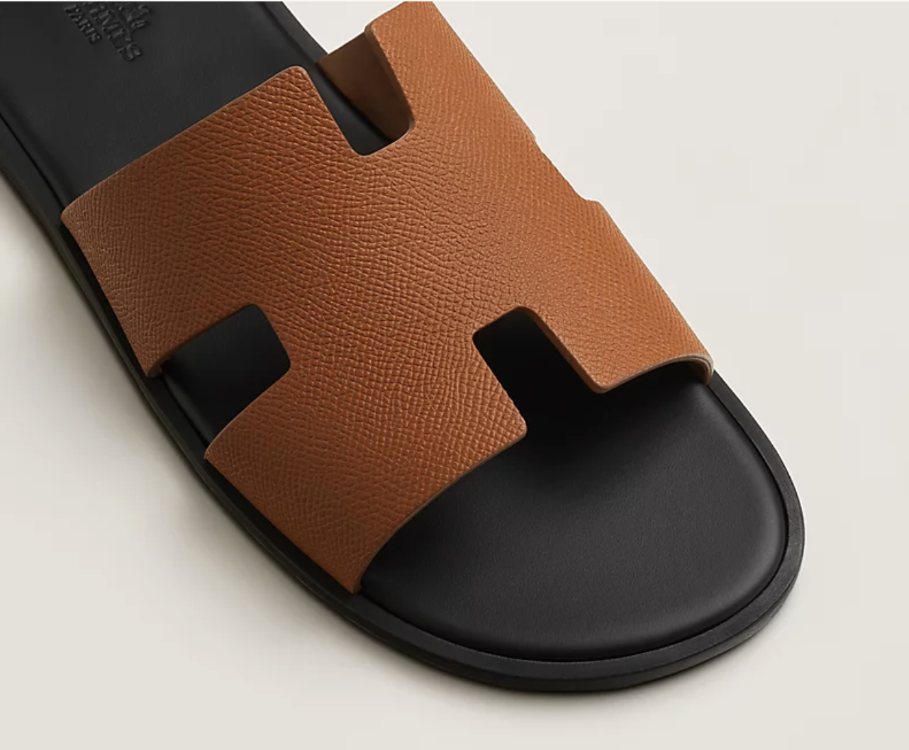 Sandalo slip-on in pelle