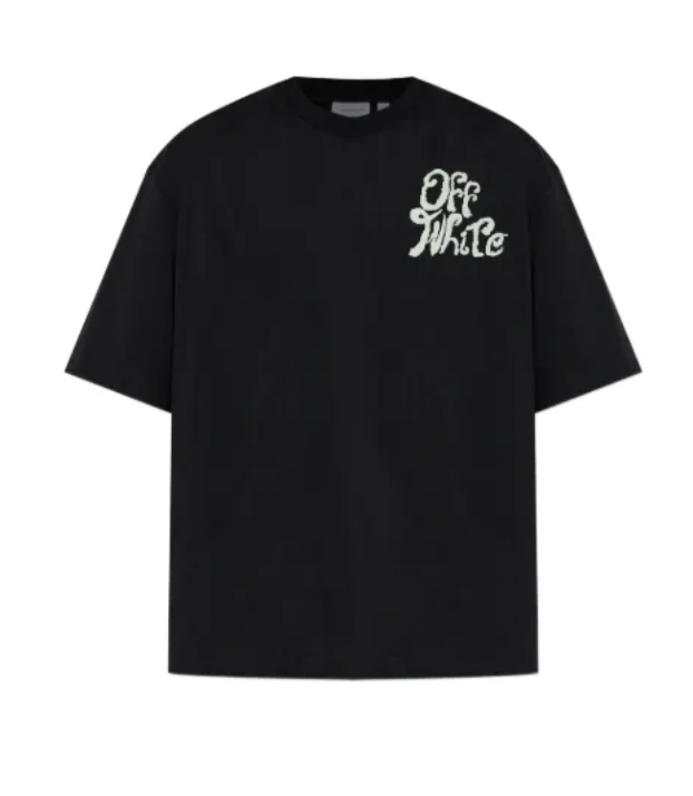T-shirt Off Nero