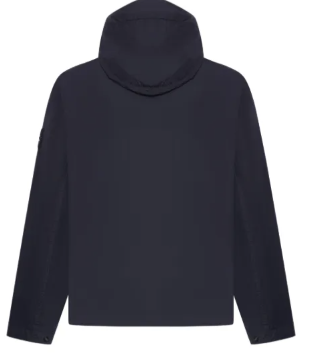 Giacca con cappuccio blu scuro