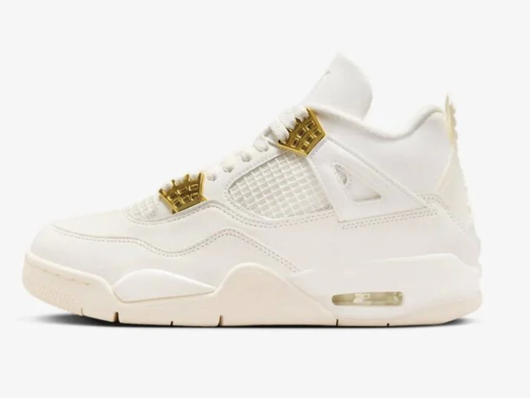 Sneakers bianche e oro
