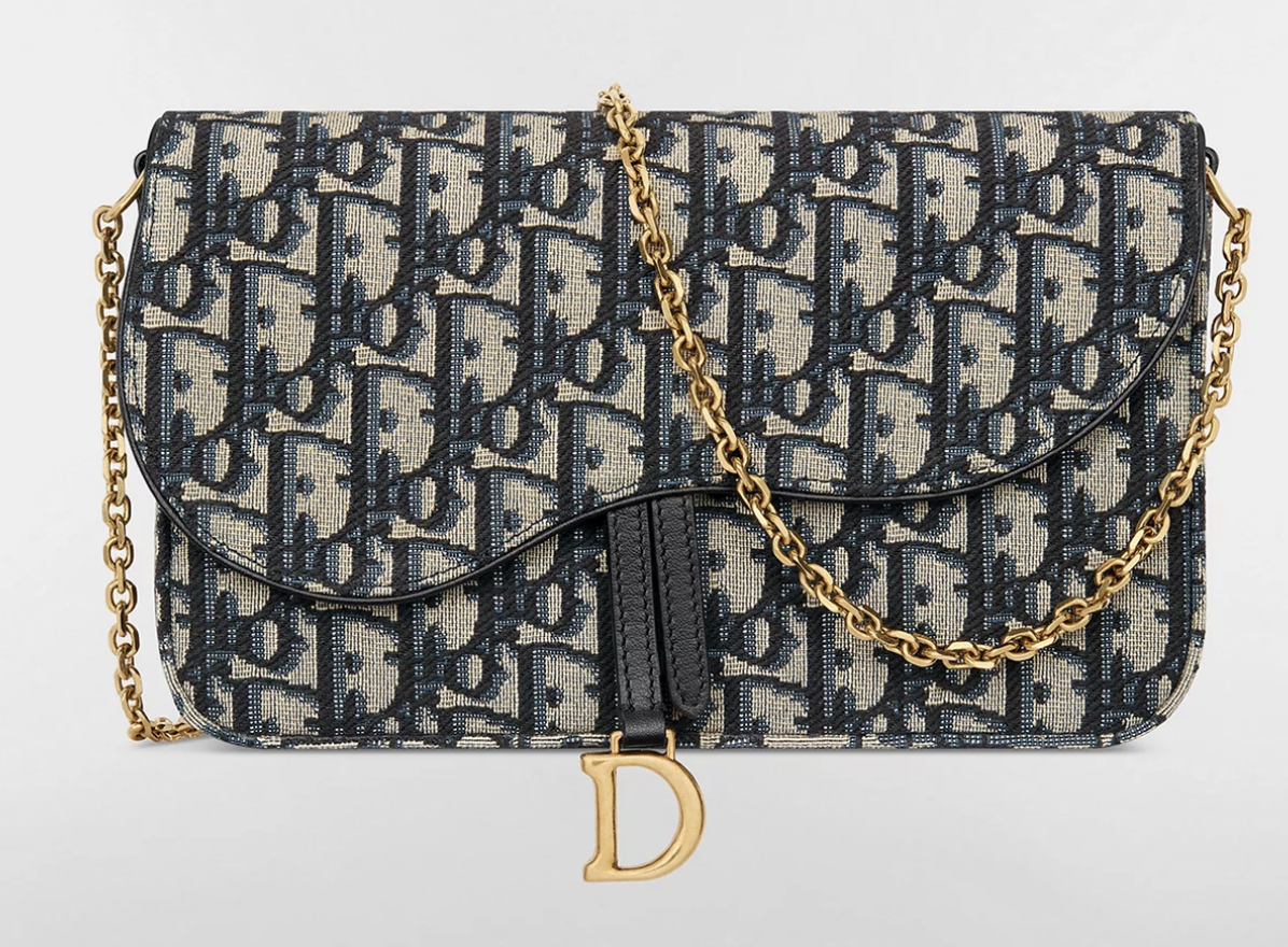 Pochette stampata in tessuto