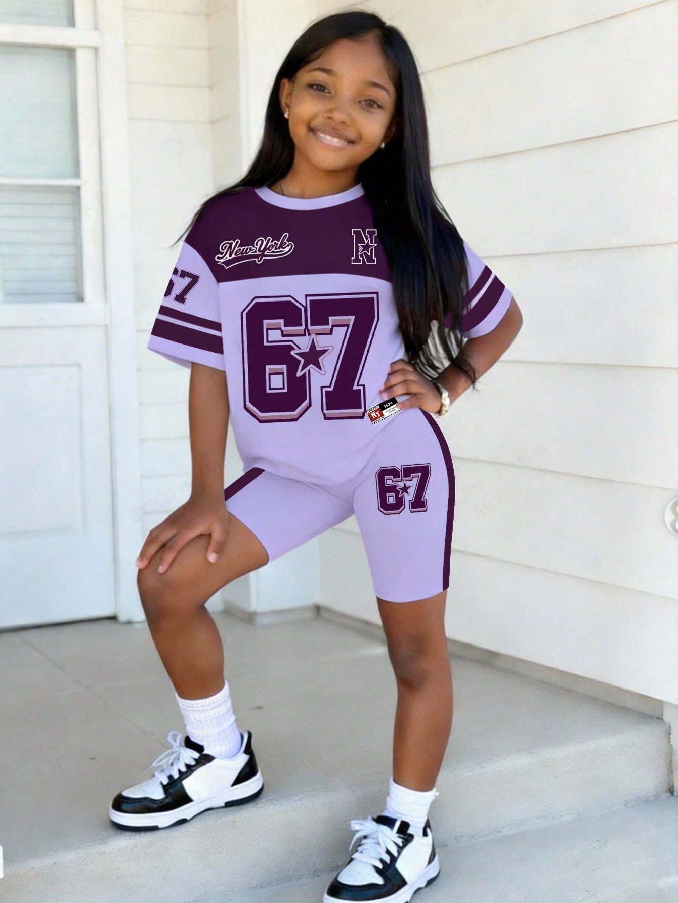 Girls Athletic Number Set