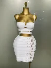 White Bodycon Bandage Dress