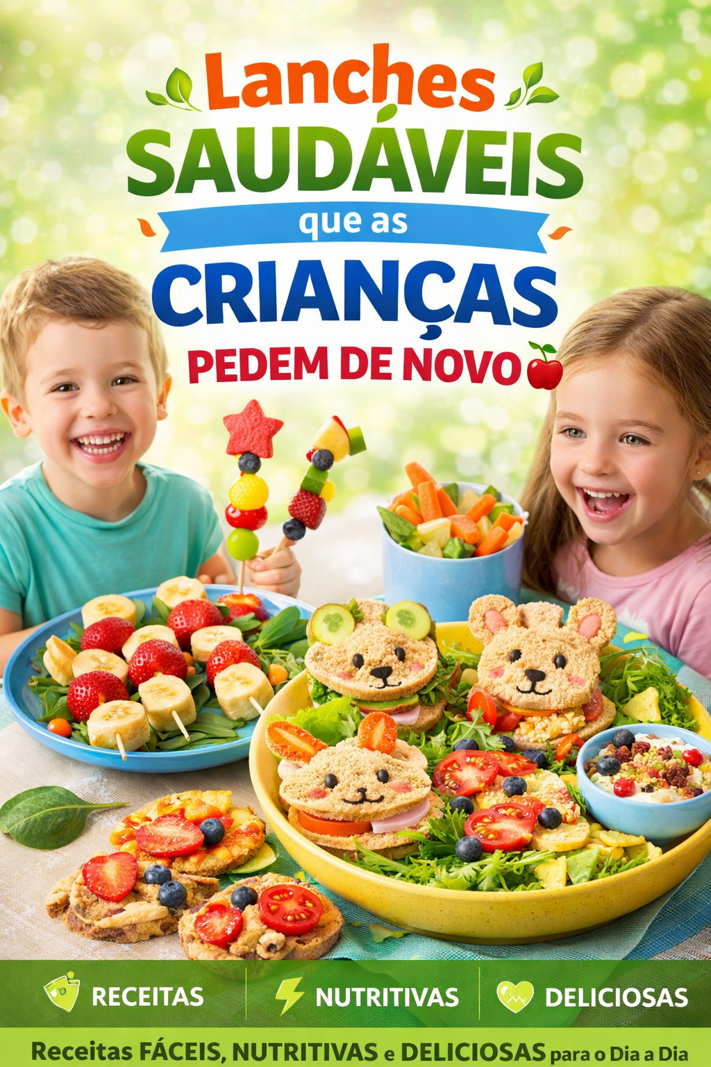 Lanches Saudáveis para Crianças