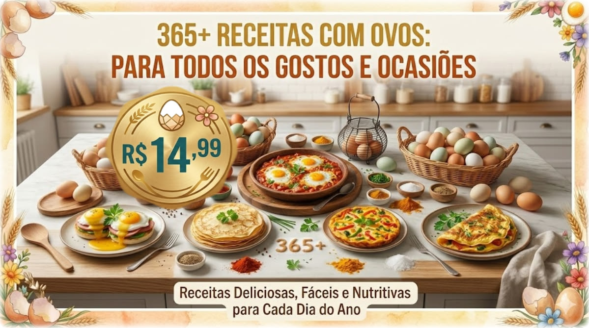 365+ Receitas com Ovos