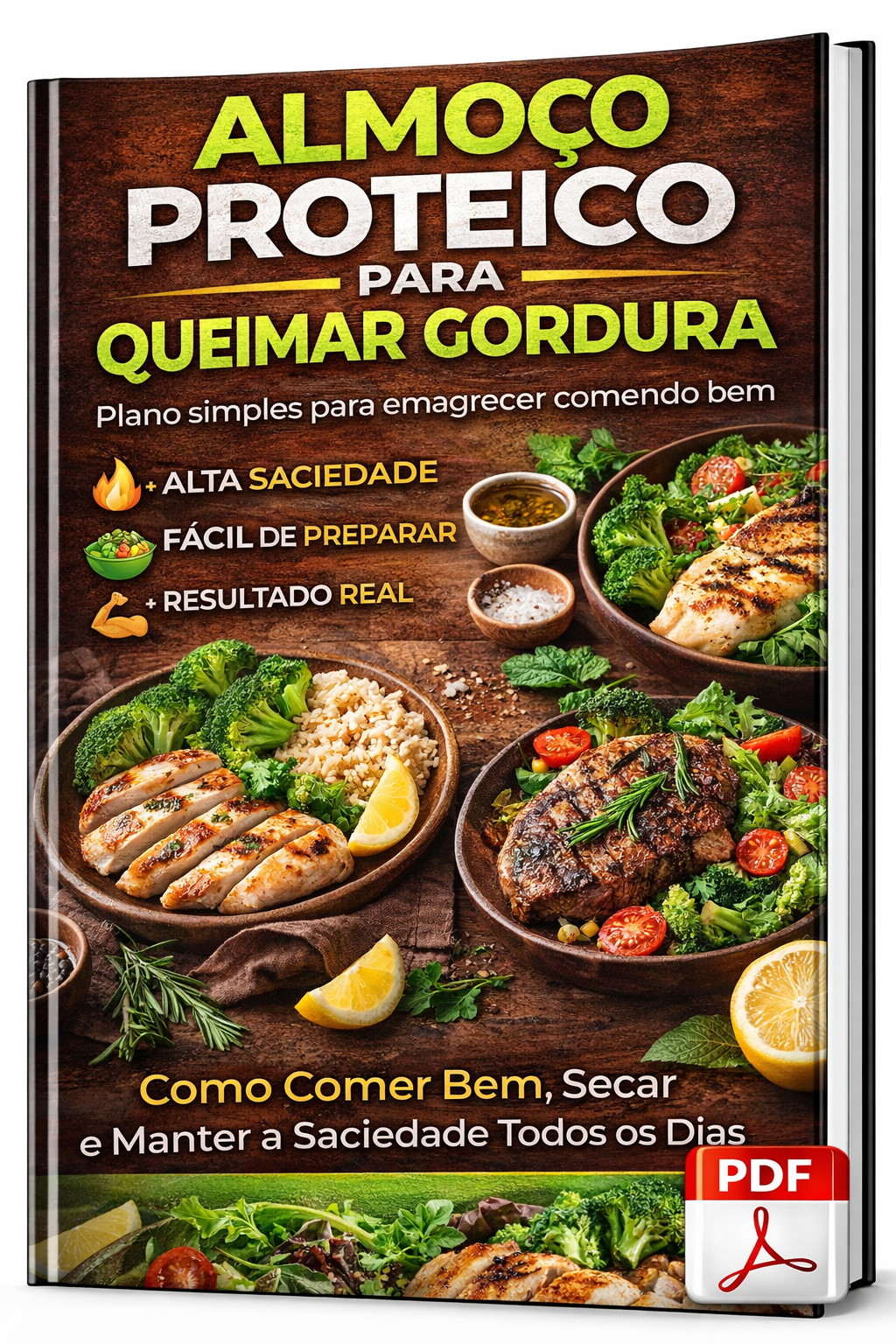 Almoço Proteico para Queimar Gordura