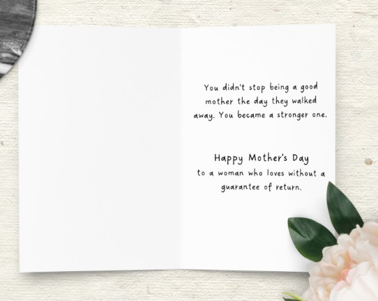 Funny Mothers Day Card for Estanged Mother
