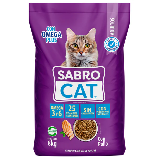 Sabro Cat Adultos Pollo 8kg