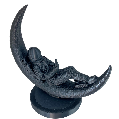 Estatueta Astronauta na Lua
