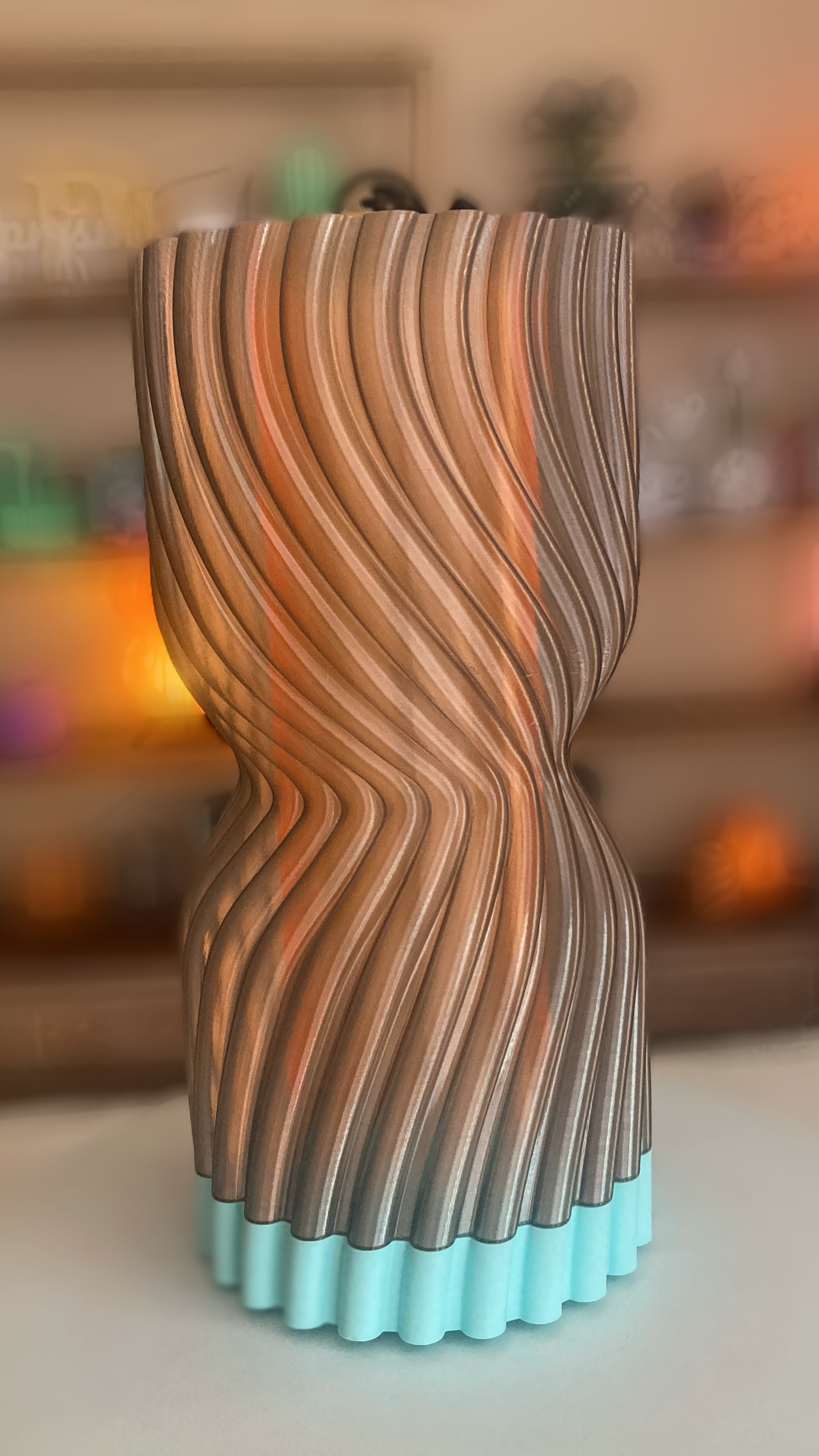 Vaso Decorativo Ondas Modernas