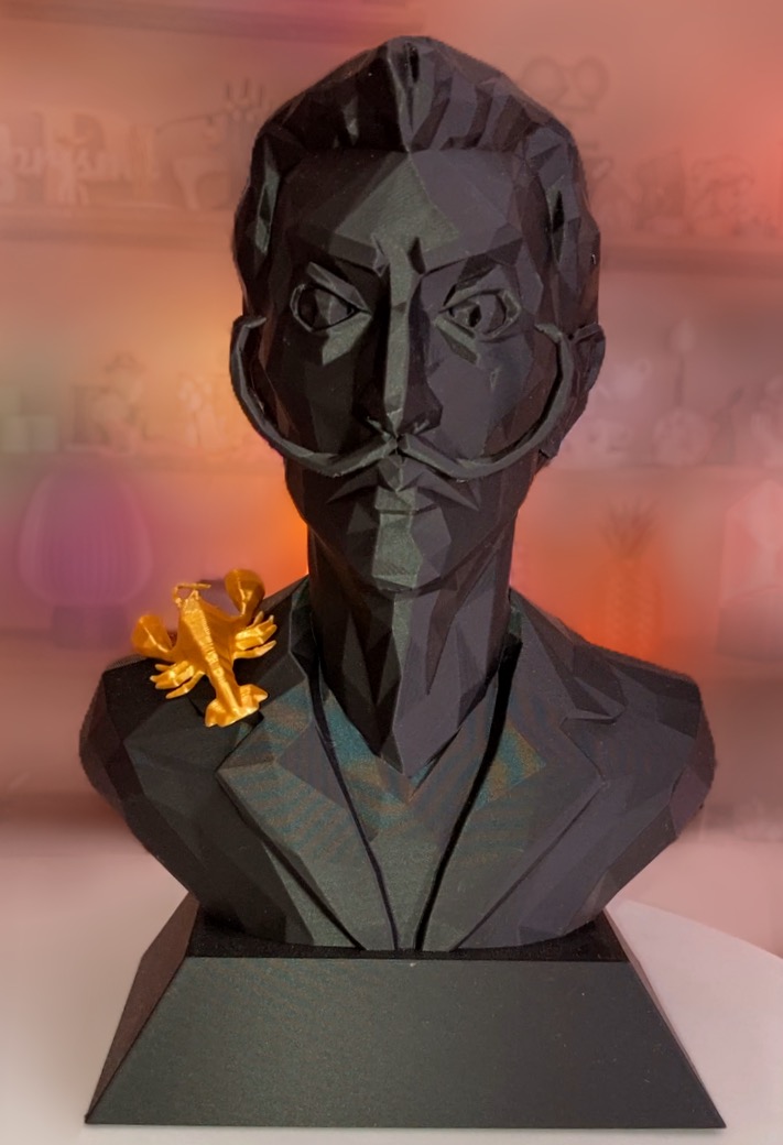 Busto Artístico de Salvador Dalí