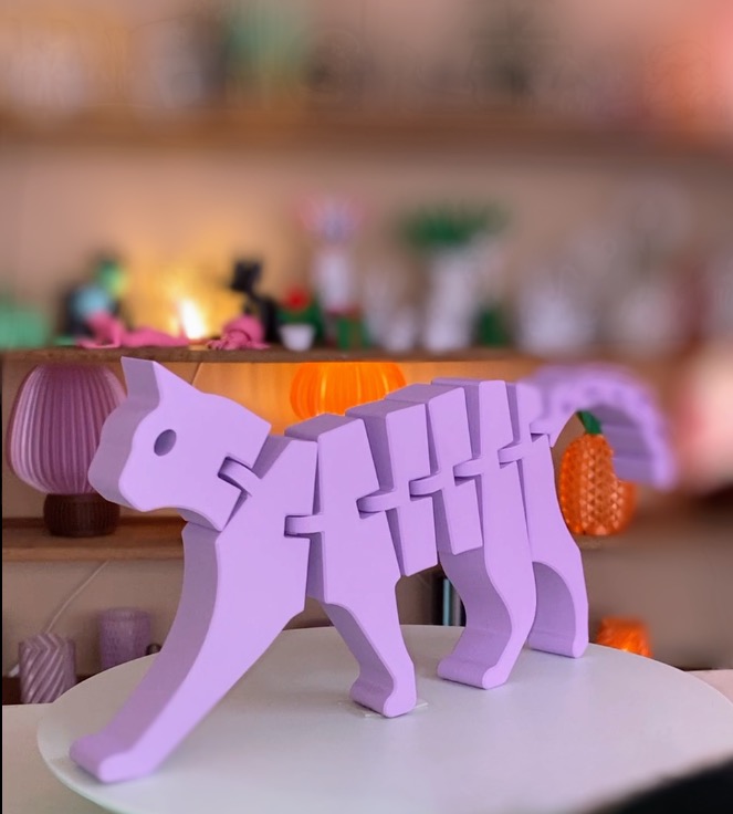Gato Articulado Decorativo