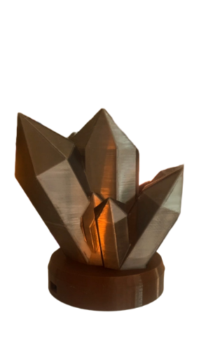 Luminária Cristal 3D