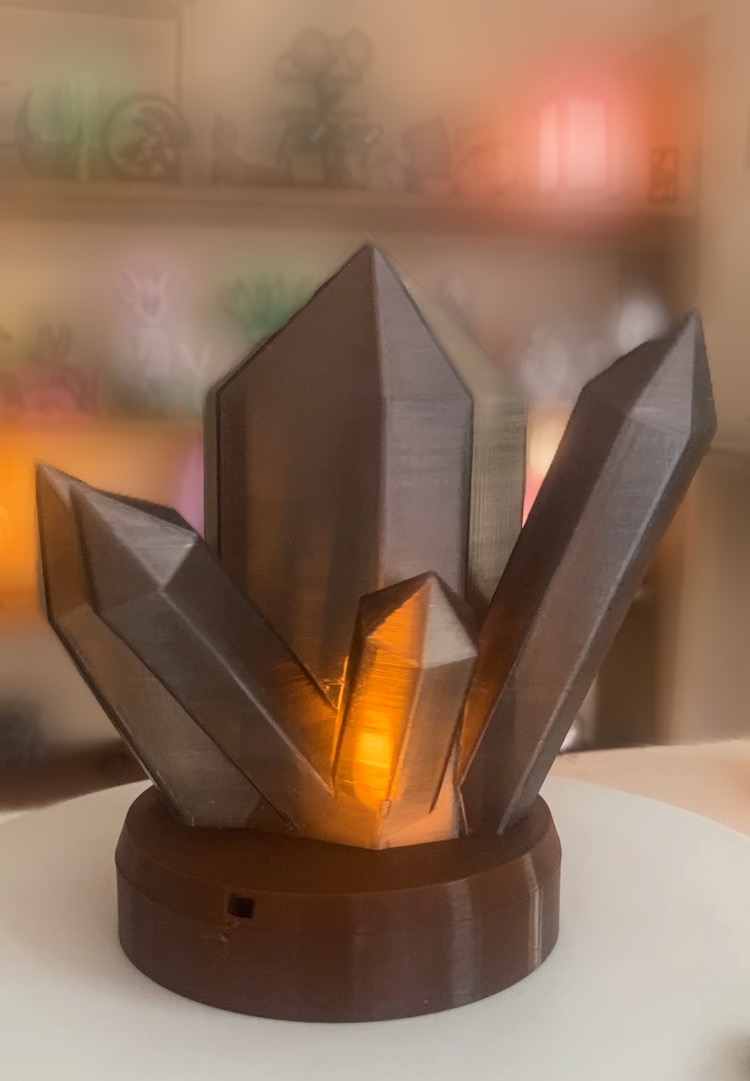 Luminária Cristal 3D