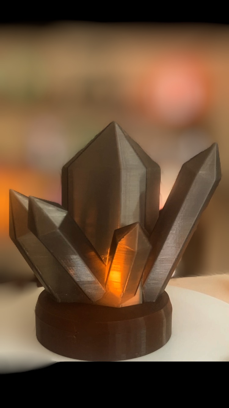 Luminária Cristal 3D