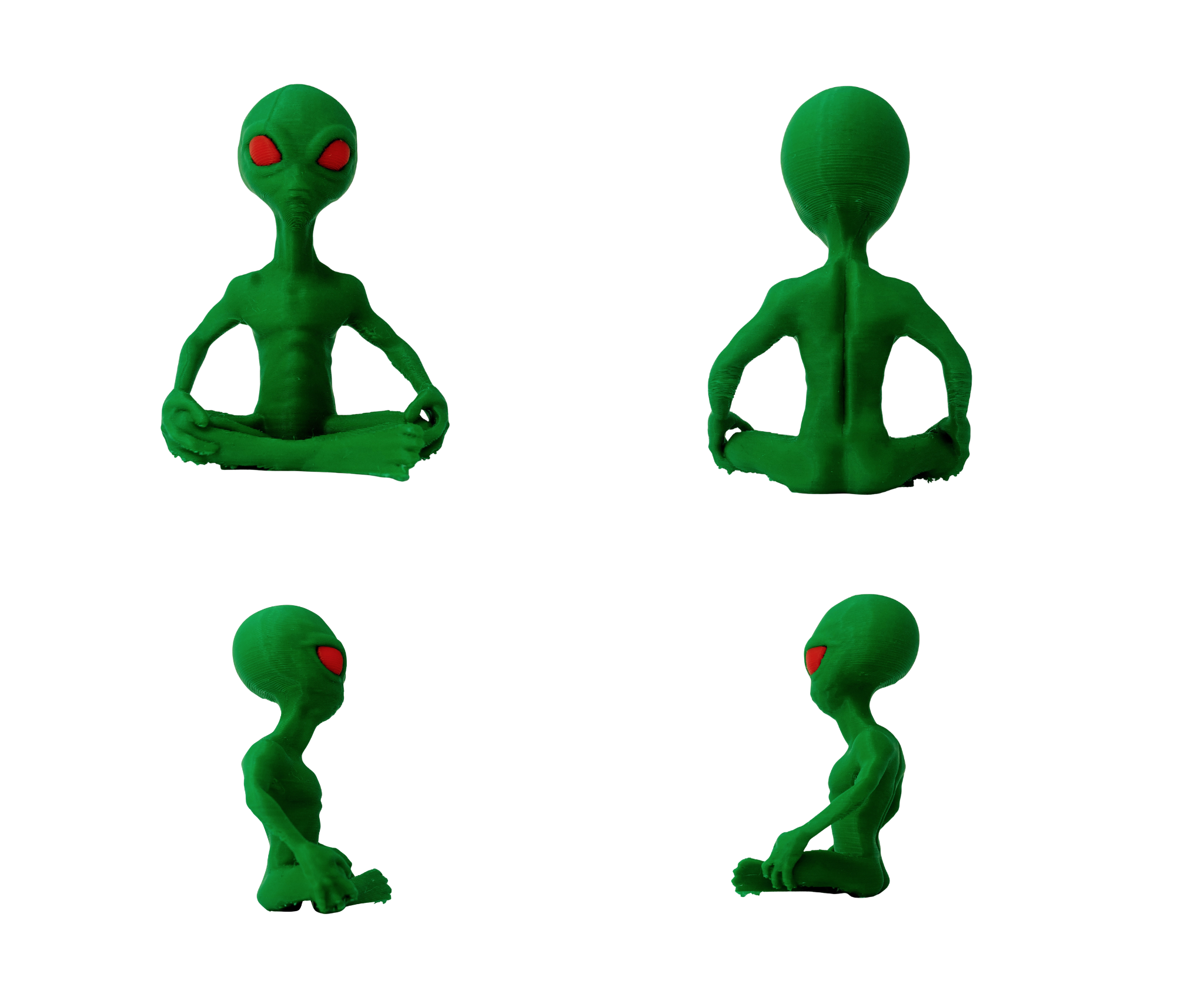Alien Meditando 