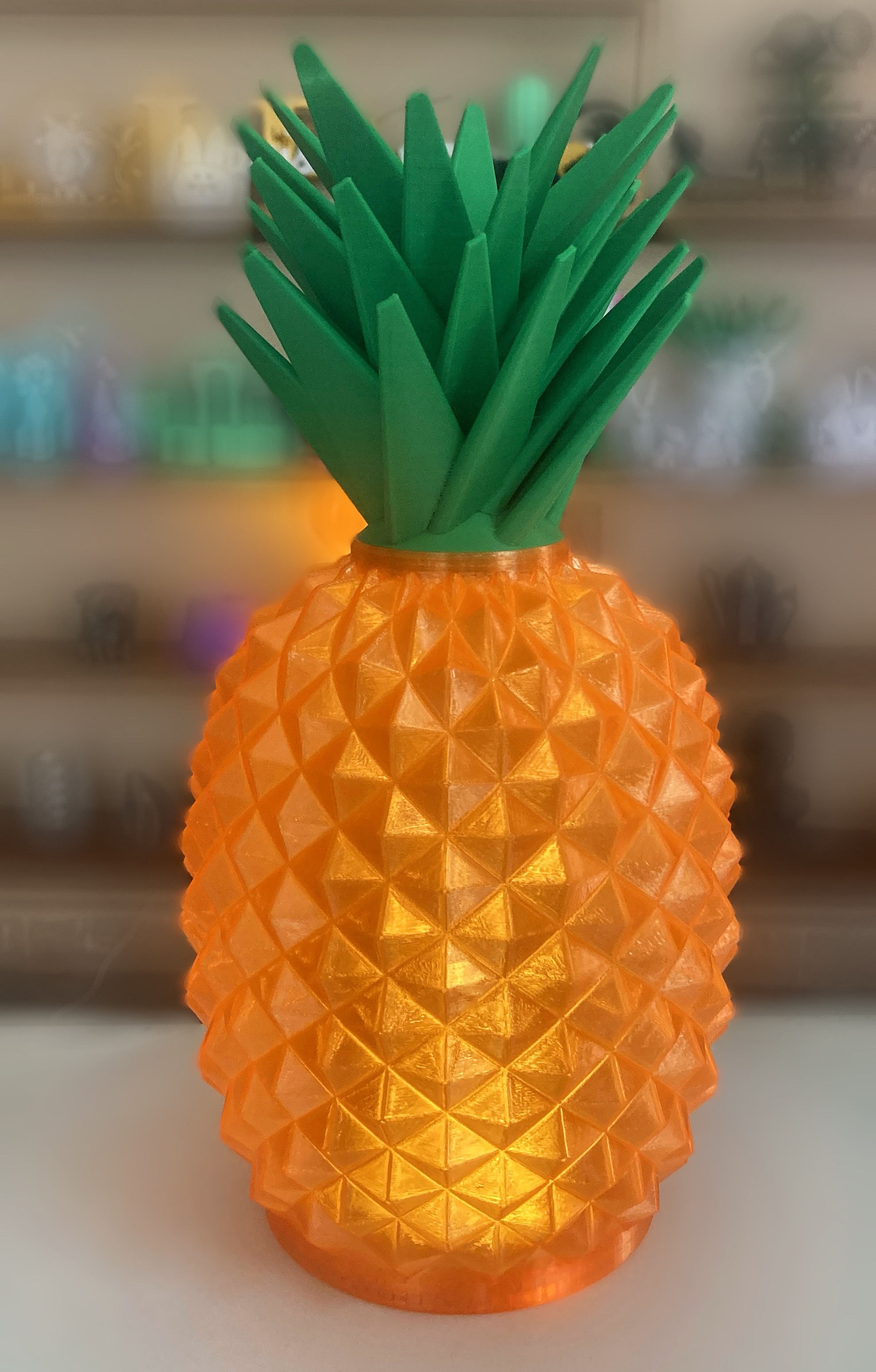 Luminária Abacaxi Decorativo