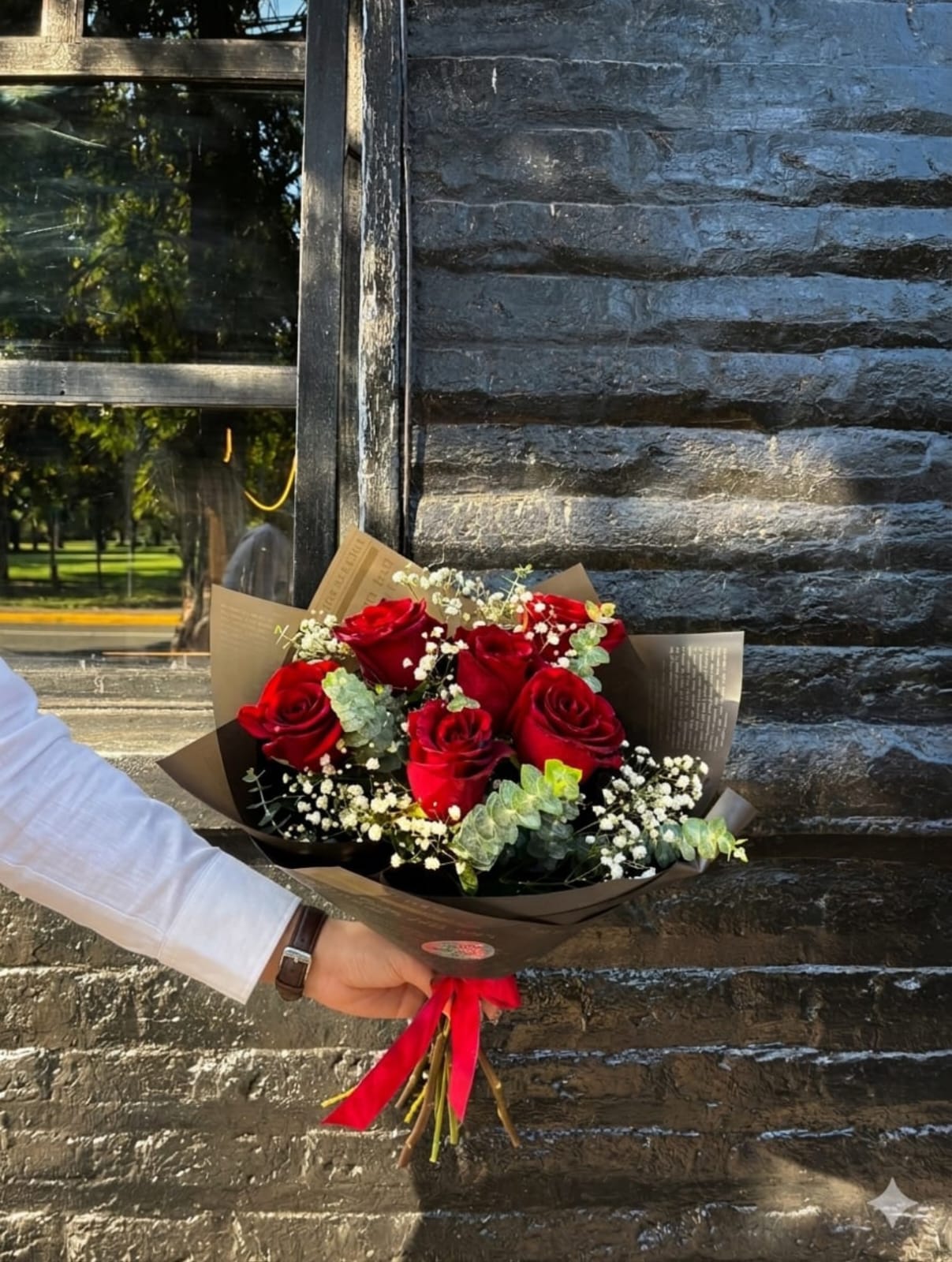 Ramo de 6 Rosas Rojas