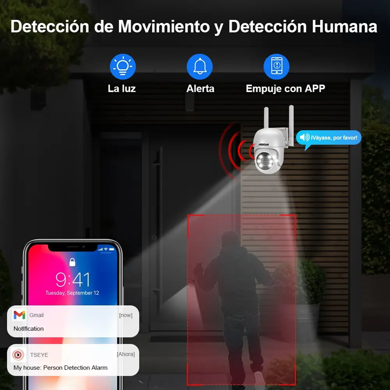 Kit 4 Cámaras De Seguridad Wifi Videovigilancia Cctv Nvr.