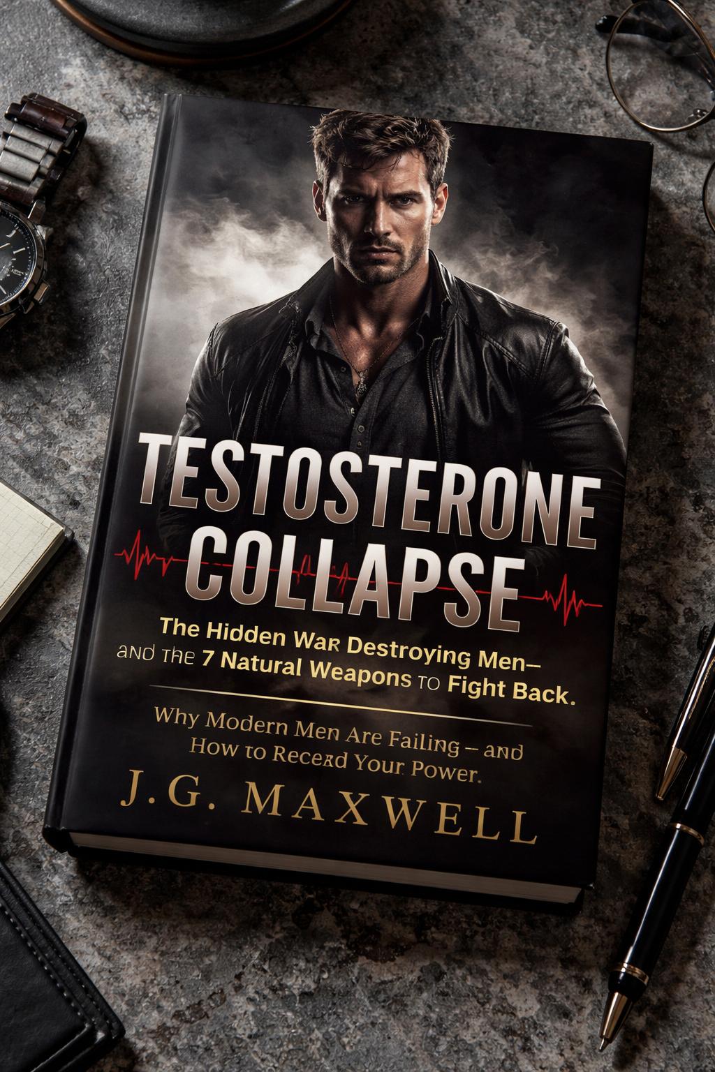 “Testosterone Collapse: The Hidden War Destroying Men—and the 7 Natural Weapons to Fight Back”