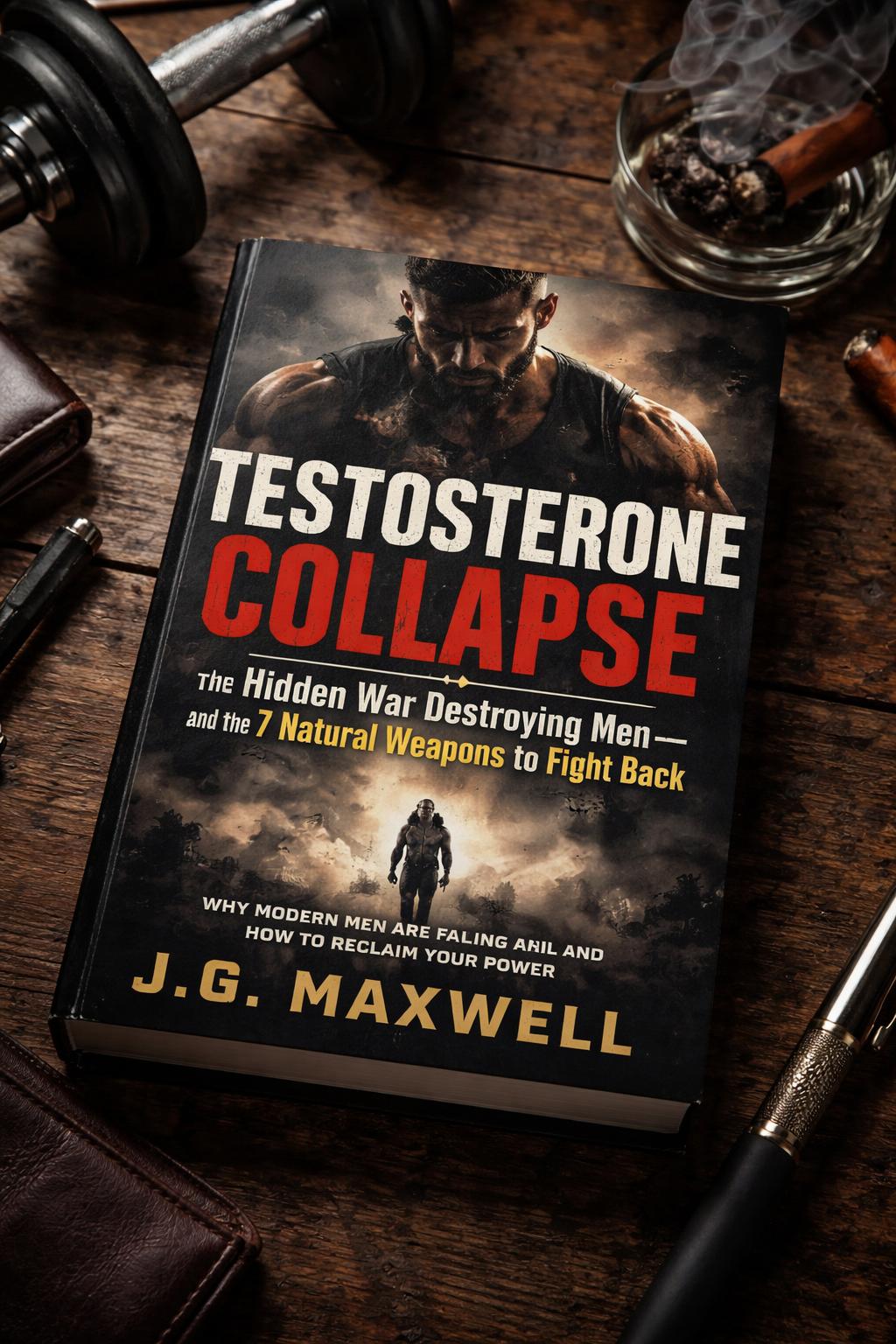 “Testosterone Collapse: The Hidden War Destroying Men—and the 7 Natural Weapons to Fight Back”