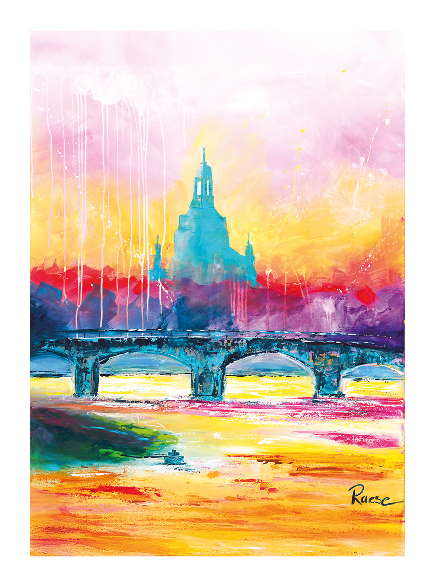 Kunstdruck "Magical Dresden"