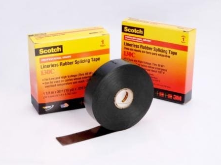 Scotch Linerless Rubber Splicing Tape 130C 3M