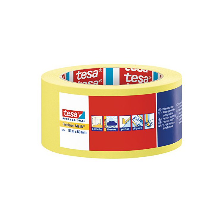 tesa® 4334 Precision premium yellow masking tape 