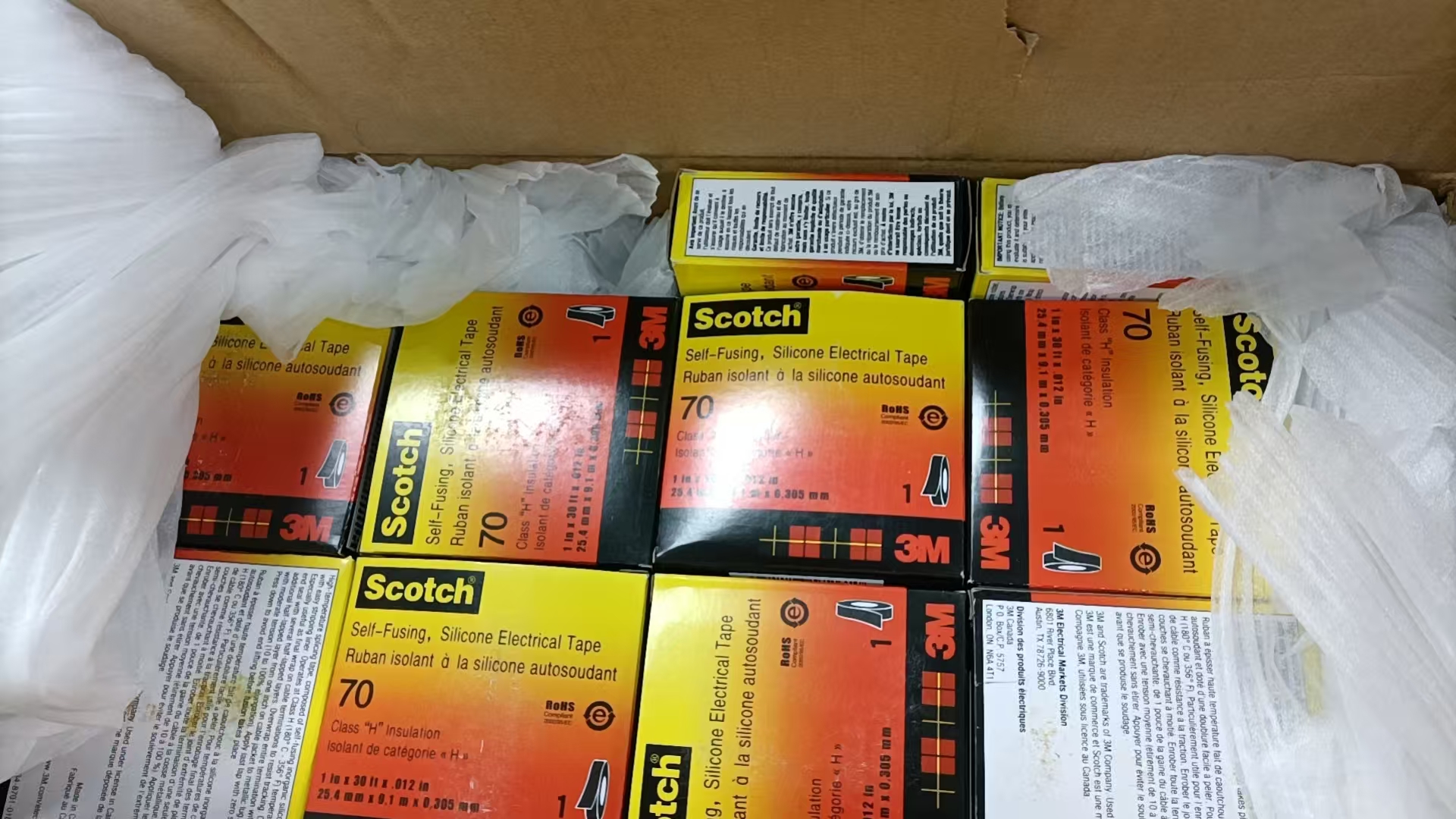 Scotch 70 Self-Fusing Silicone Electrical Tape 3M