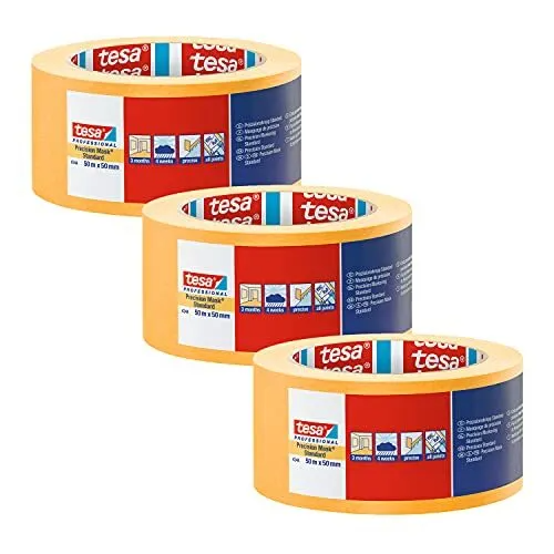 tesa® 4334 Precision premium yellow masking tape 