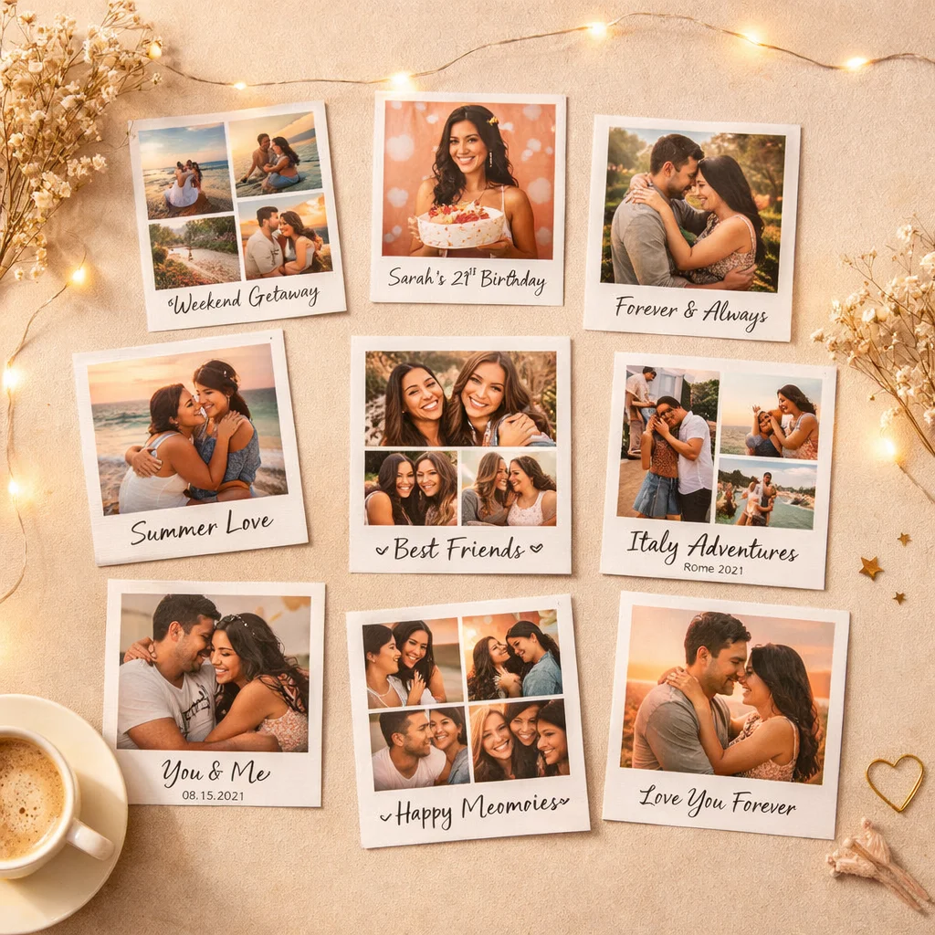 Personalized Polaroid Memory Prints