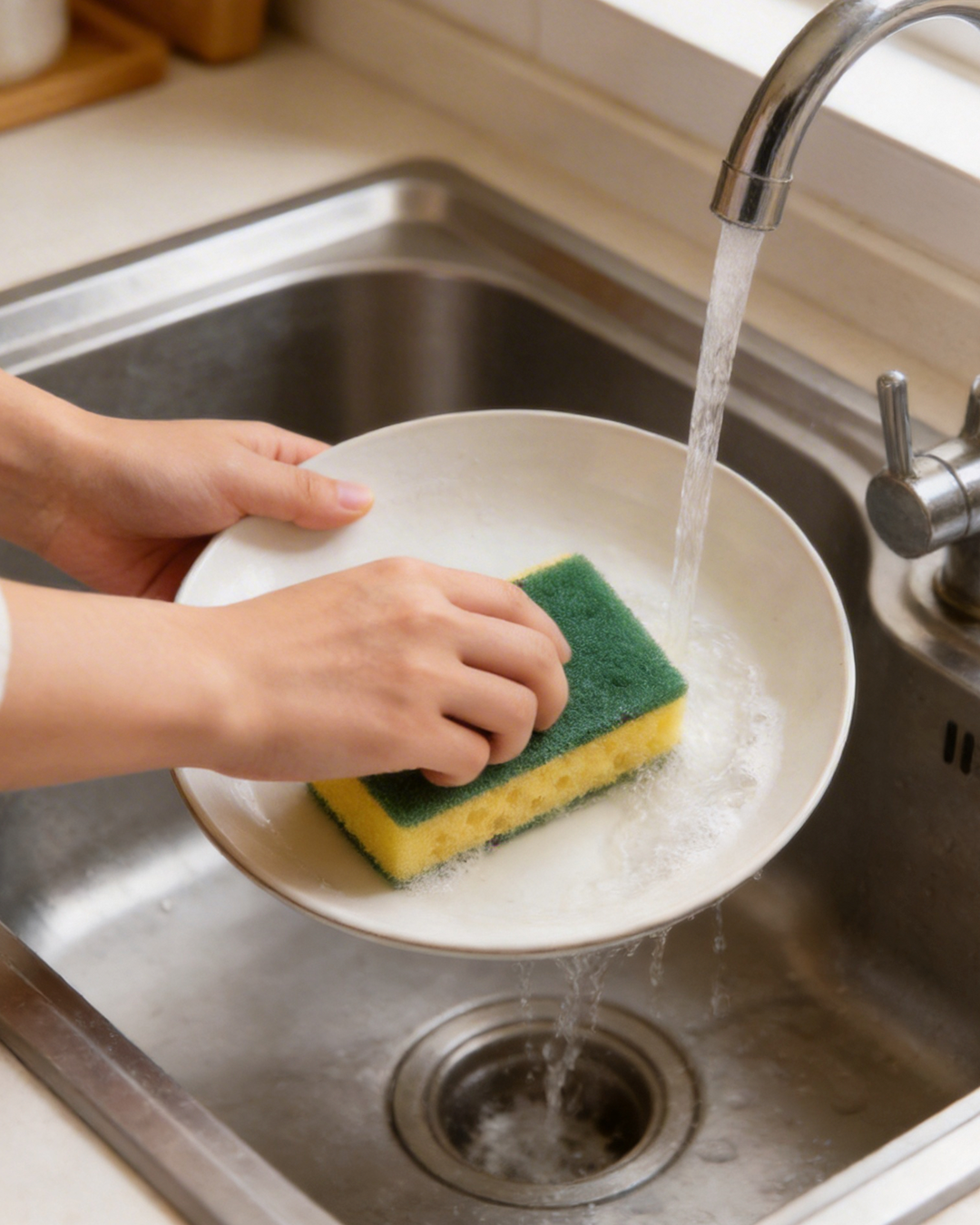 Dual-Sided Cleaning Sponge