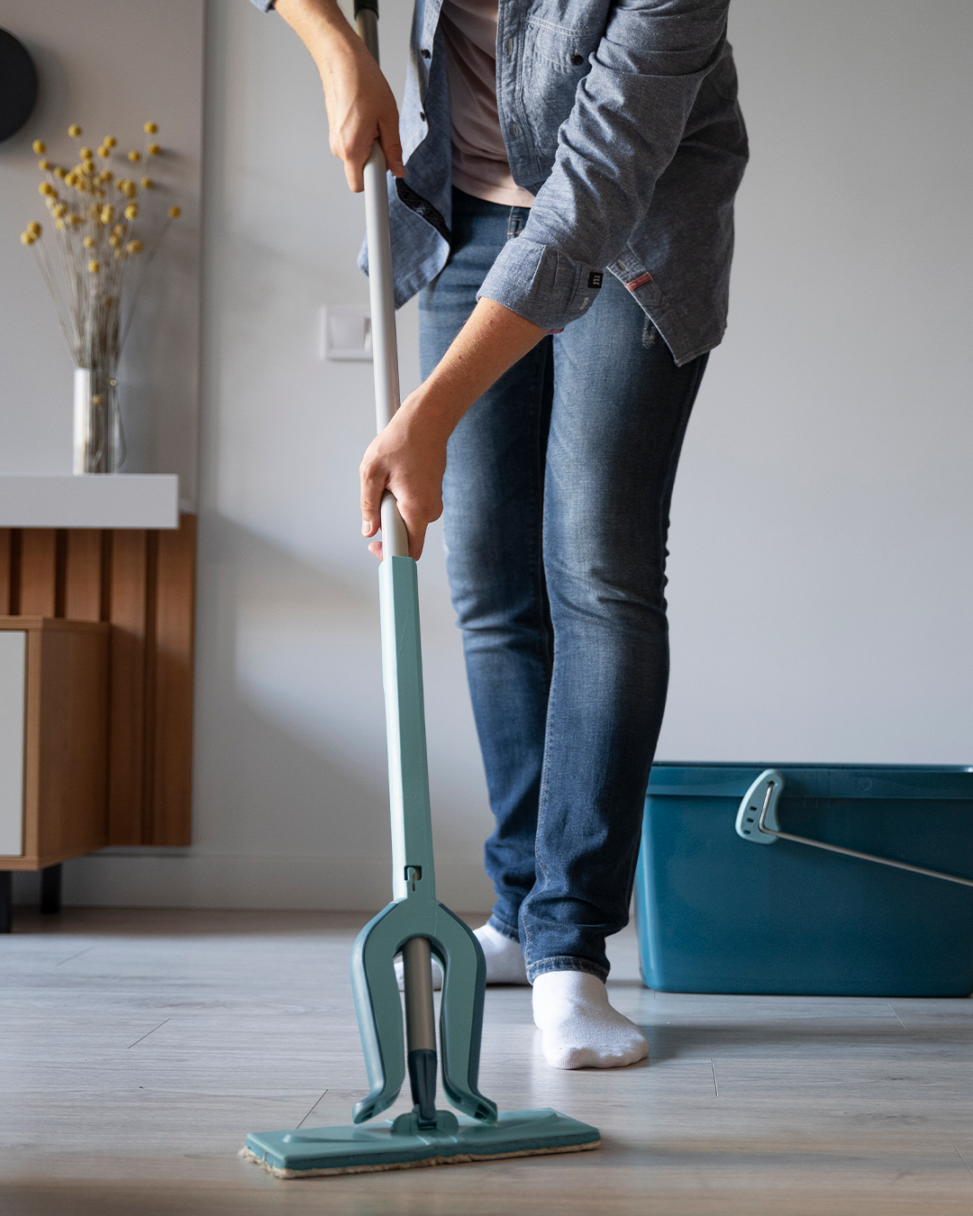 Flat Mop Cleaning Set