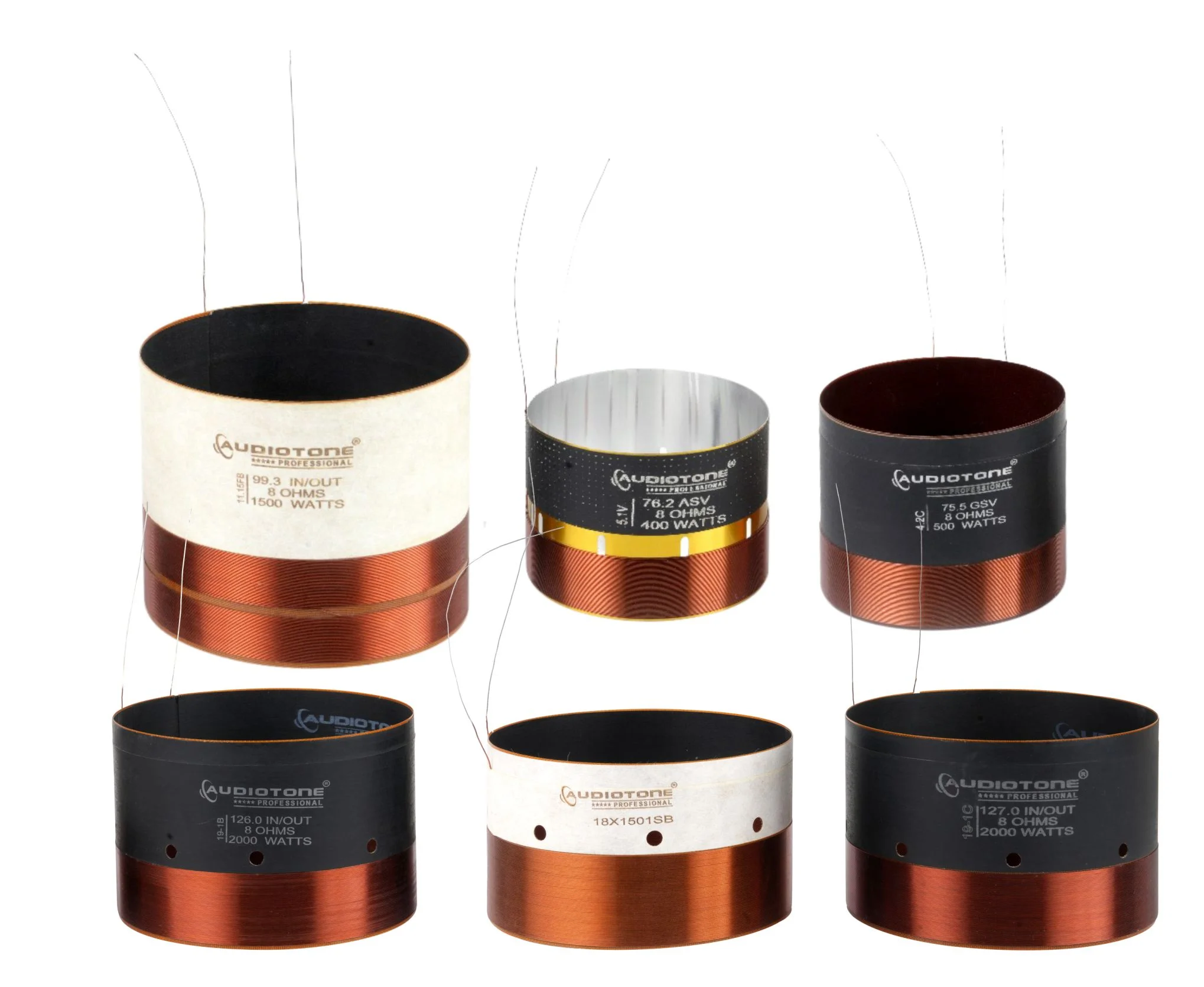 High Power Speaker Voice Coils