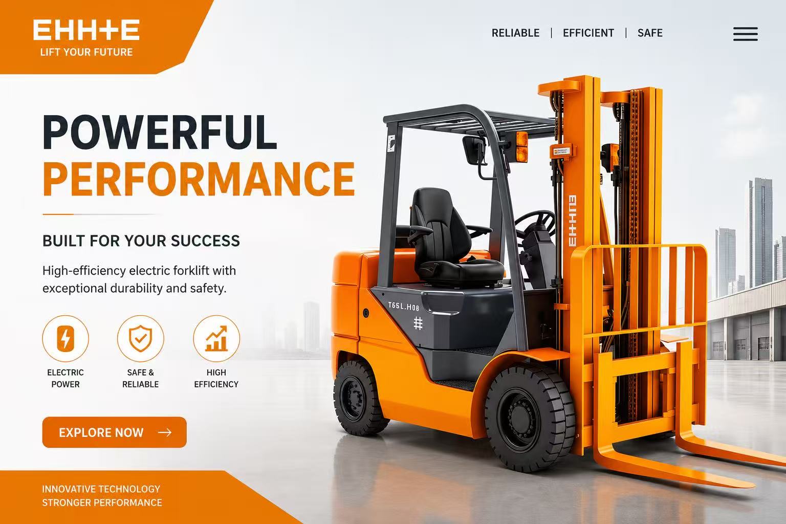 High-Efficiency Electric Forklift
