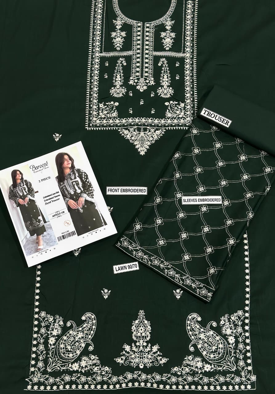 Lawn 2 Piece (Embroidered Summer Collection)