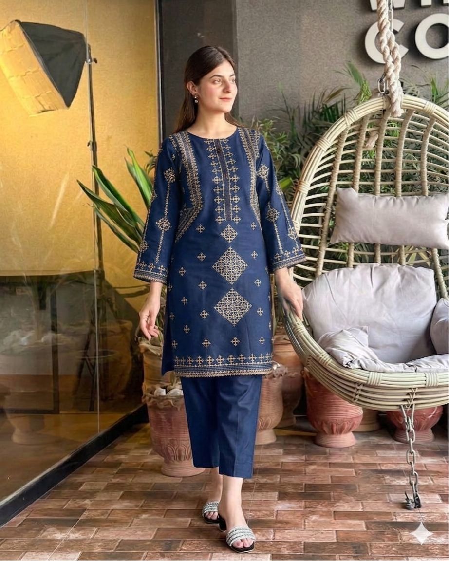 Lawn 2 Piece (Embroidered Summer Collection)