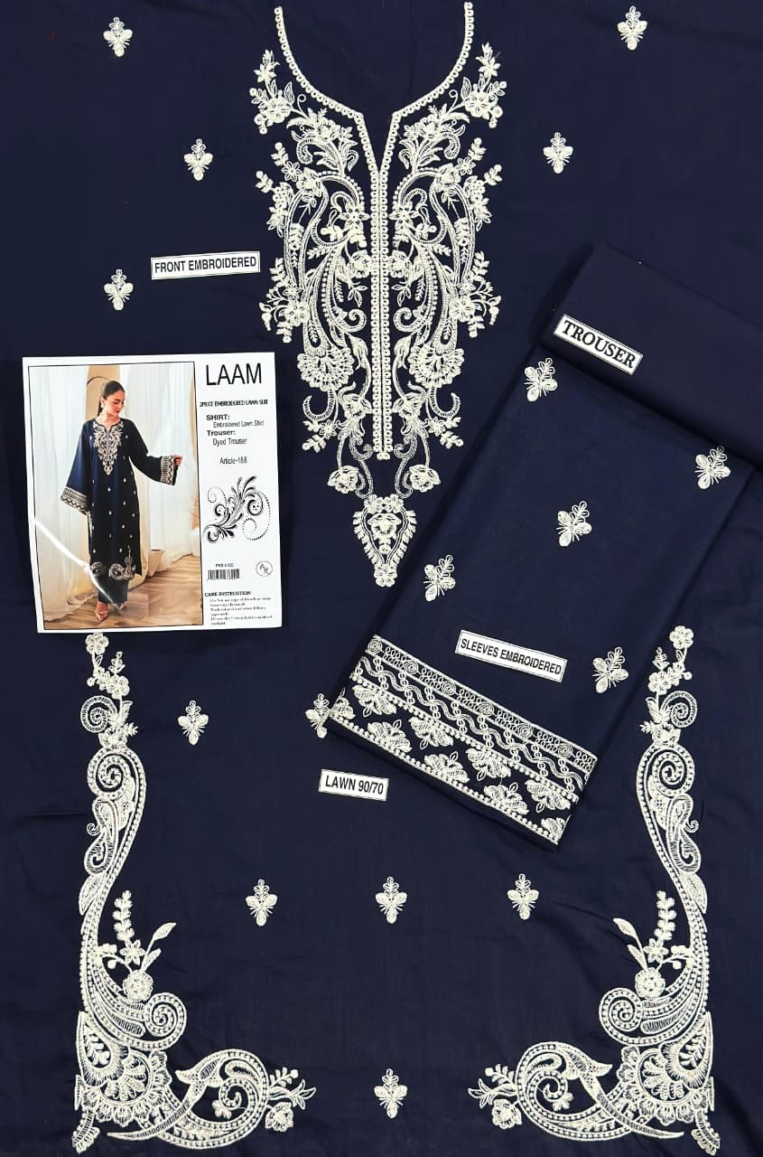 Lawn 2 Piece (Embroidered Summer Collection)