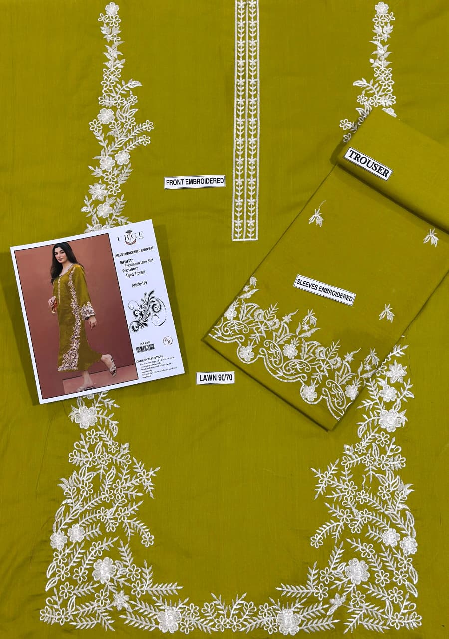 Lawn 2 Piece (Embroidered Summer Collection)