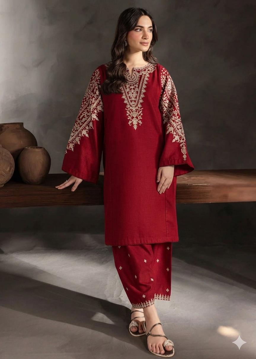 Lawn 2 Piece (Embroidered Summer Collection)