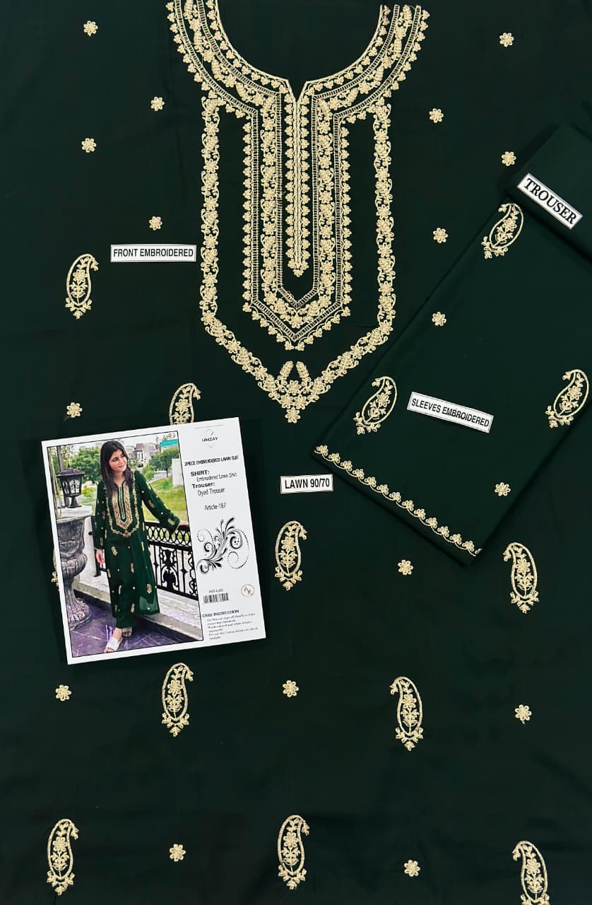 Lawn 2 Piece (Embroidered Summer Collection)